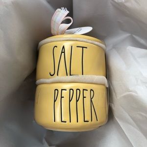 Rae Dunn Yellow Salt and Pepper